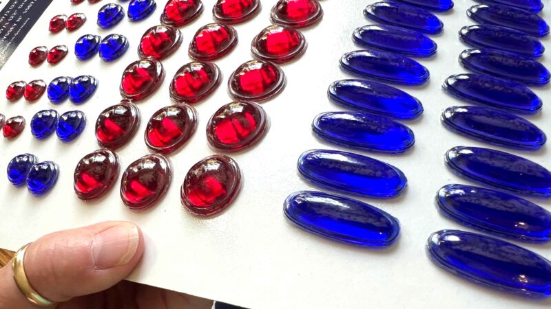 Odyssey Dragonfly 22" Red and Cobalt Jewel Set