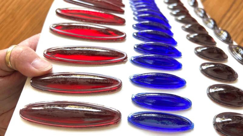 Odyssey Dragonfly 22" Red and Cobalt Jewel Set