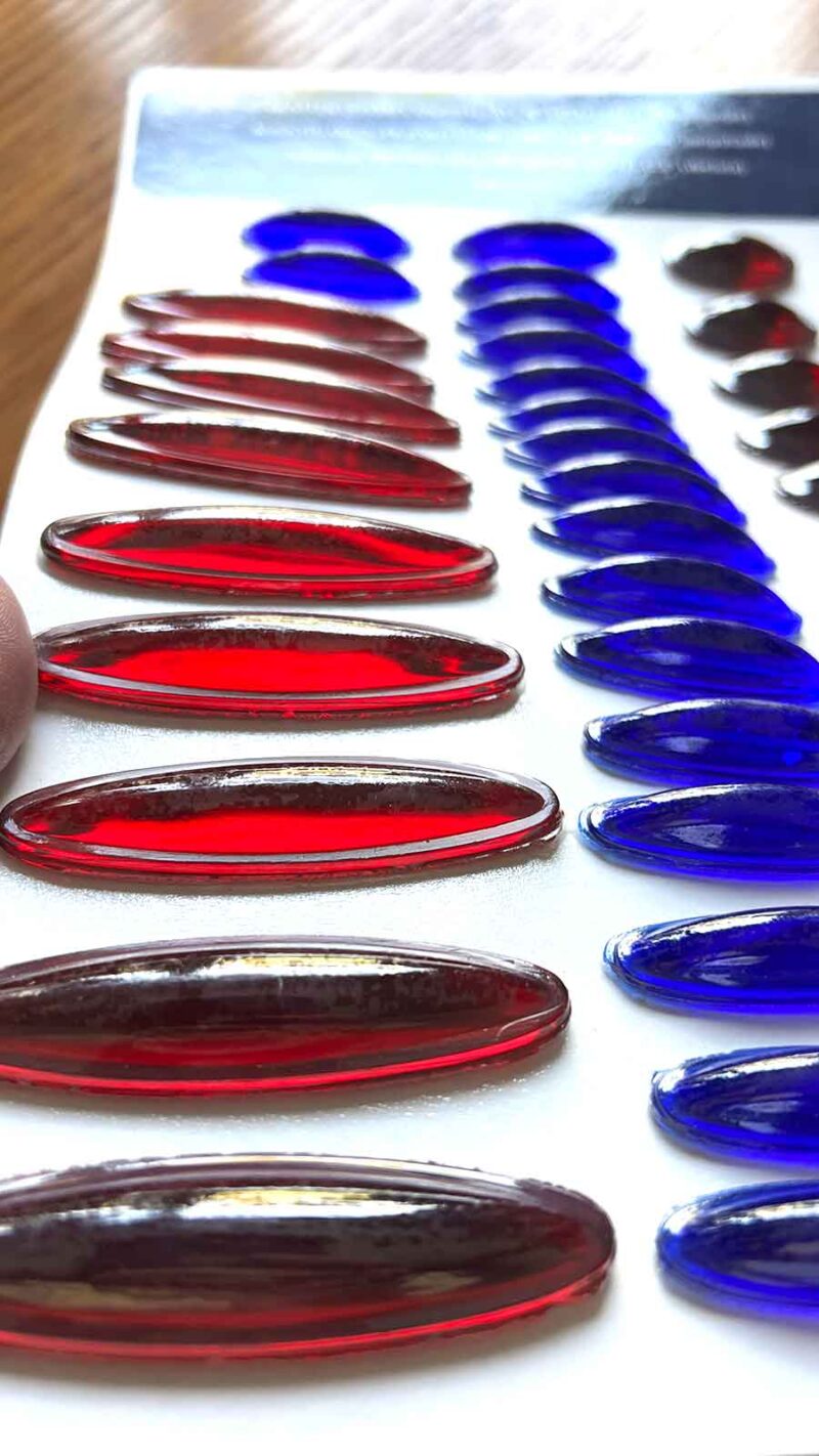 Odyssey Dragonfly 22" Red and Cobalt Jewel Set