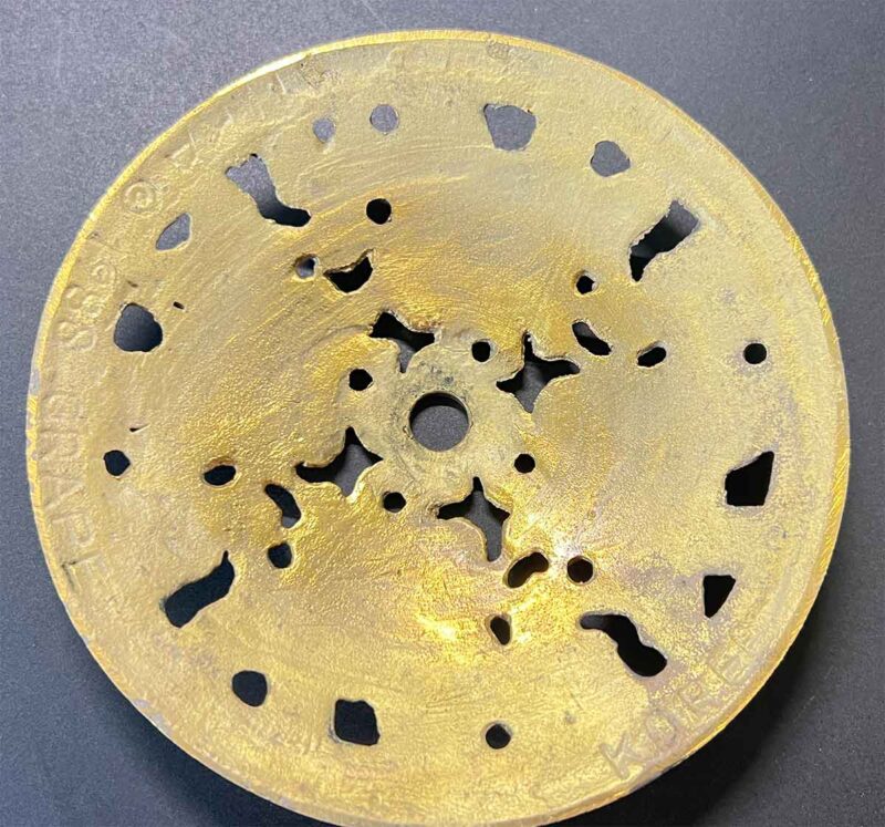 5" Solid Brass Lamp Cap: Grapes - Image 5