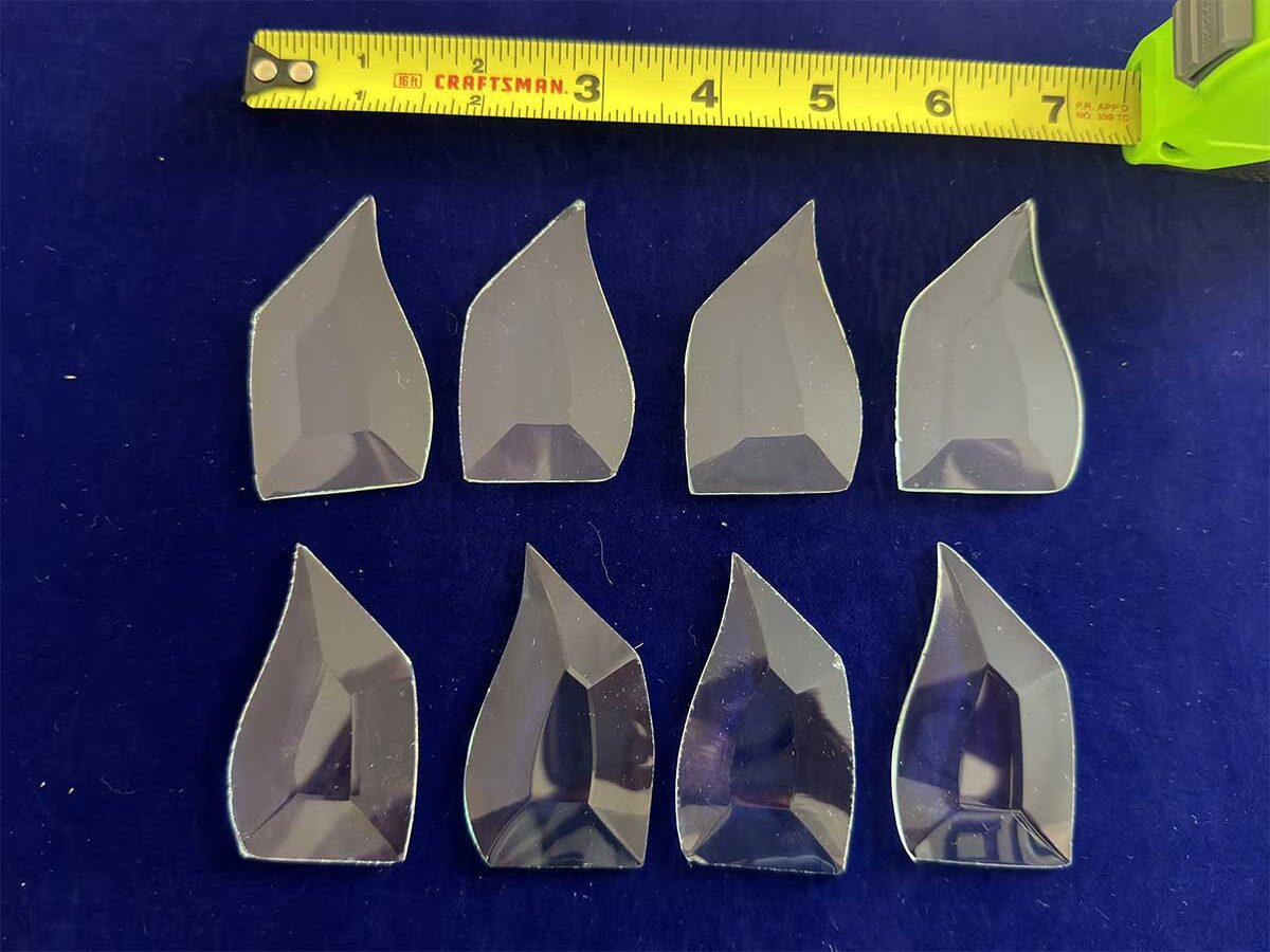 Bevel Waves Set  2” x 3″ (all 8)
